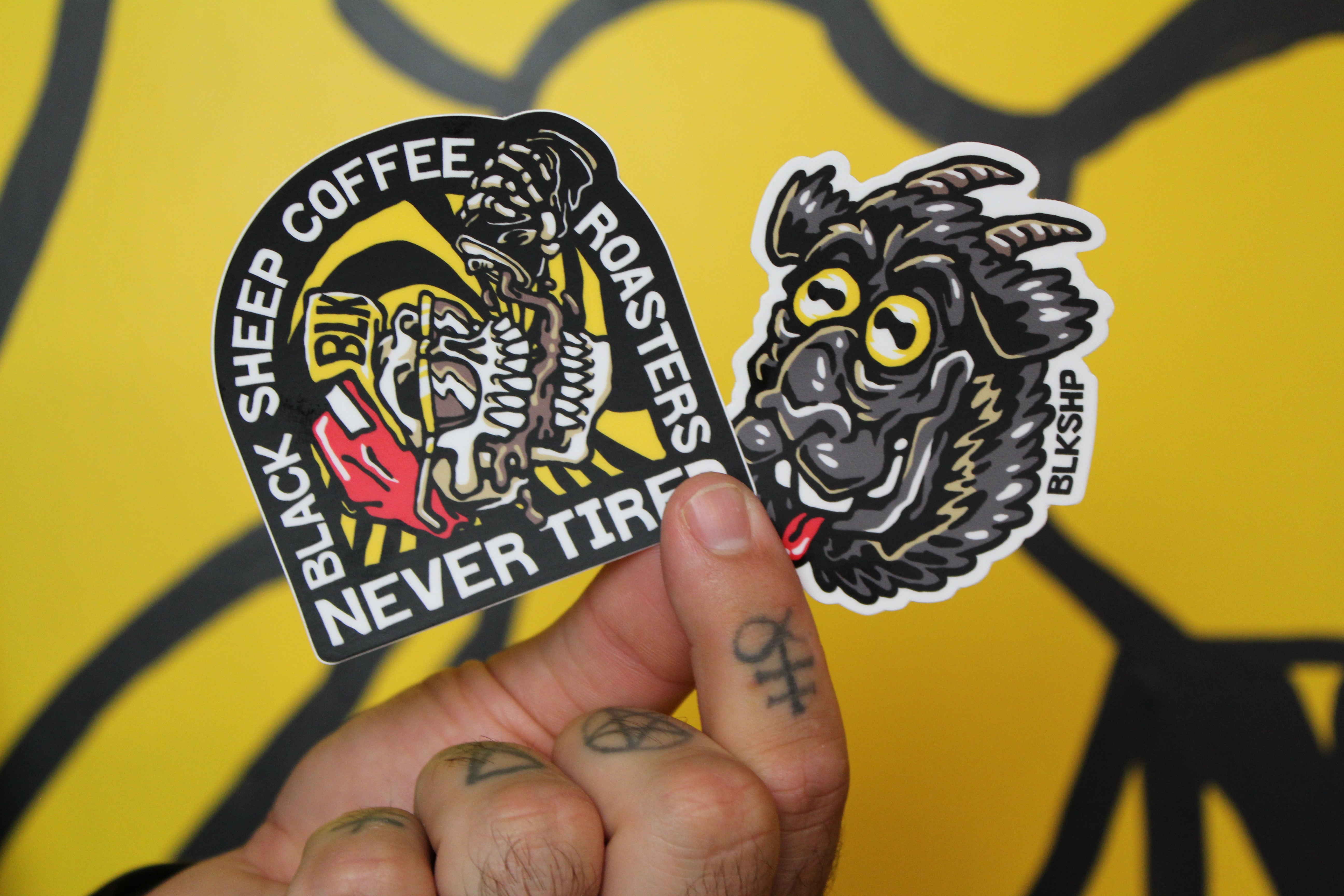 BLK SHP STICKER