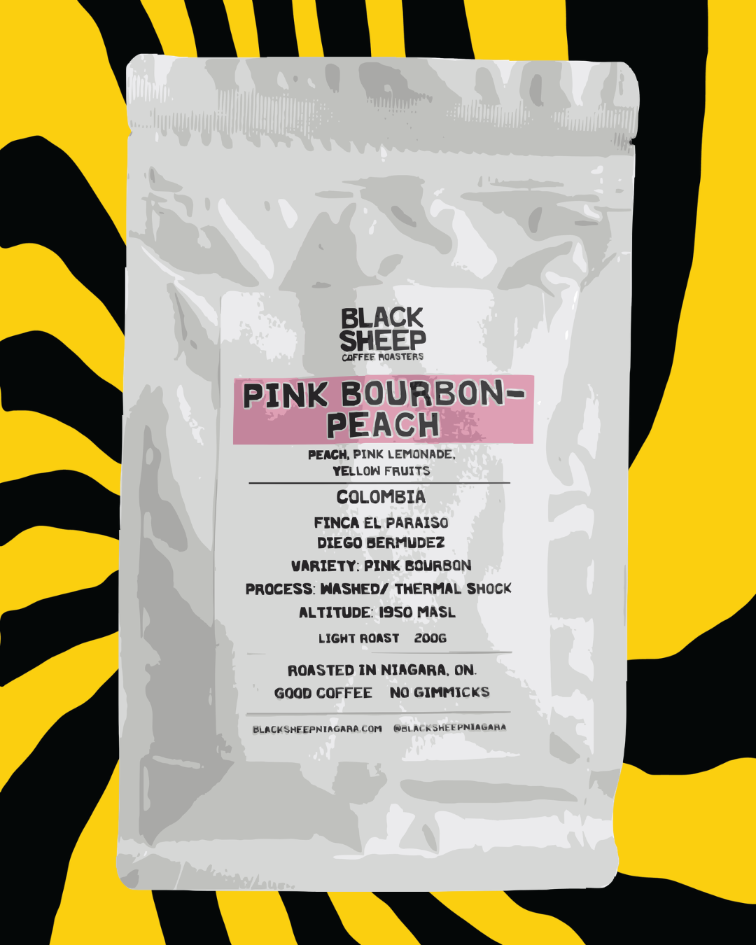 Pink Bourbon- Peach (Diego Bermúdez- Finca El Paraíso)